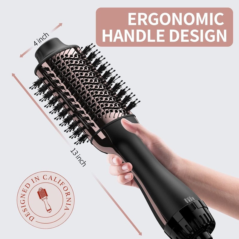 Umeely Hair Dryer Brush Blow Dryer in One, Upgraded 4 in 1 Hair Dryer and Styler Volumizer with Negative Ion Anti-frizz Ceramic Titanium Barrel Hot Air Hair Straightener Brush - Image 5
